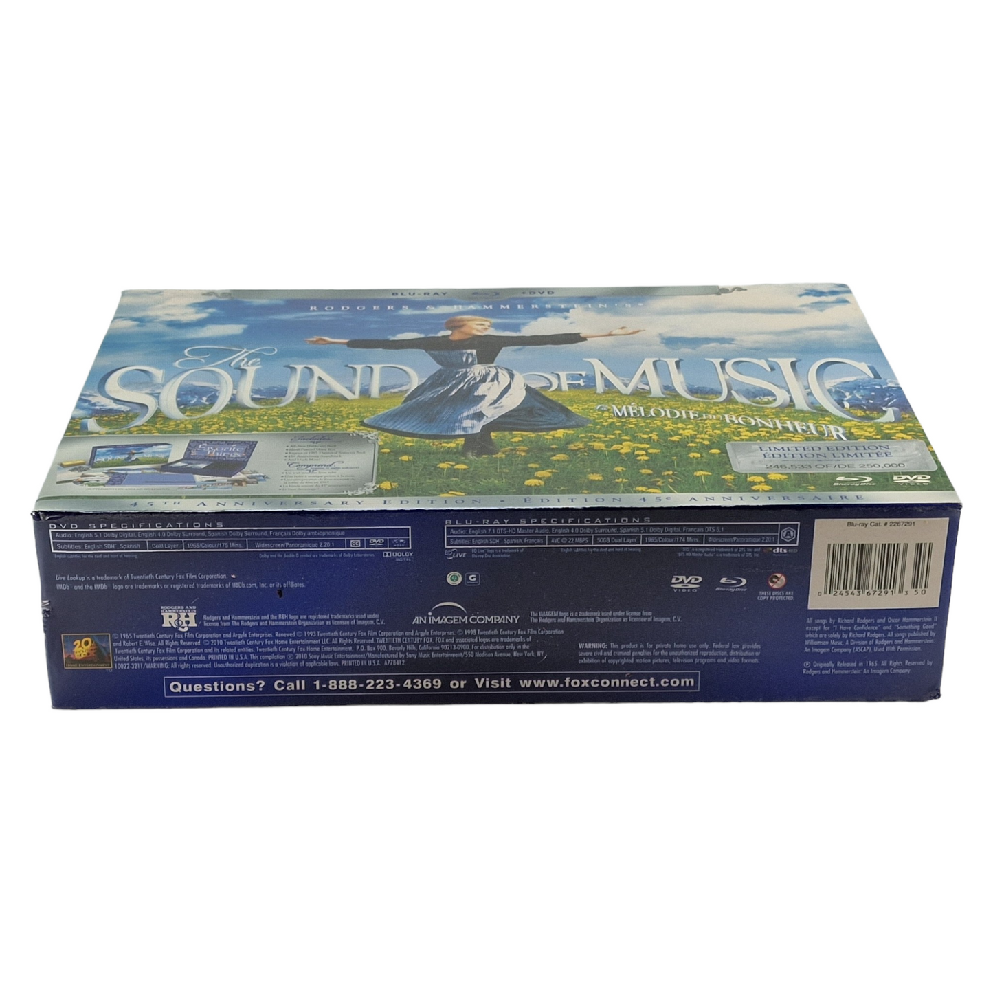 The Sound of Music __La Mélodie du bonheur édition limitée / Blu-ray + CD  Blu-ray Zone 1