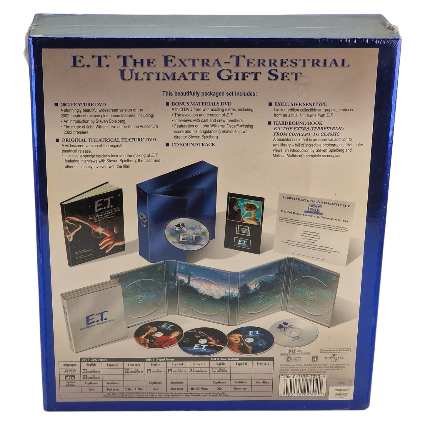 E.T. : L'Extra-Terrestre DVD  DigiPack / Coffret cadeau ultime / DVD + CD Region 1