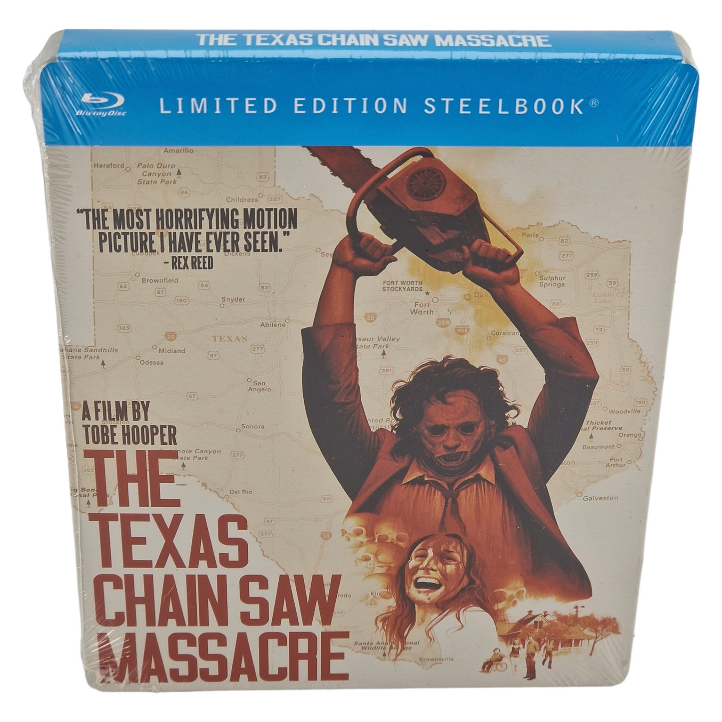 Massacre à la tronçonneuse - Blu-ray SteelBook édition 40ème Anniversaire  Region A__VO