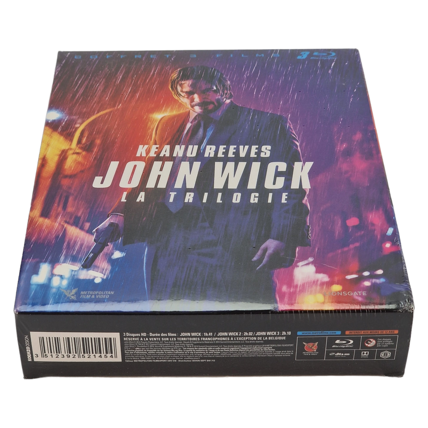 John Wick : Chapitres 1-3 Blu-ray  2014-2019___3 films ___Keanu Reeves