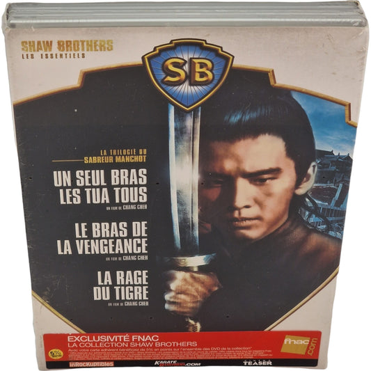 Le Sabreur manchot - La trilogie - Un seul bras les tua tous + Le bras de la vengeance + La rage du tigre - chang cheh