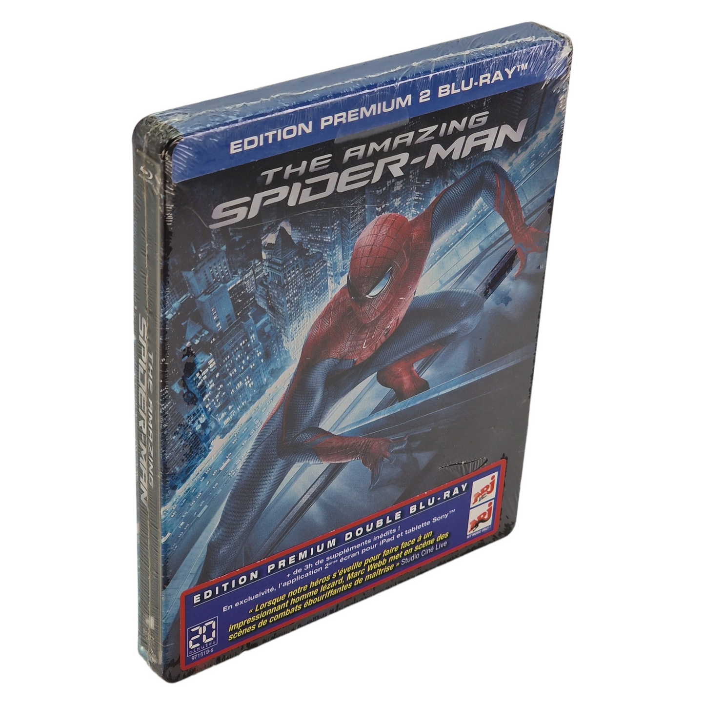 The Amazing Spider-Man Blu-ray + Bonus Steelbook édition Limité 2012 Zone Libre