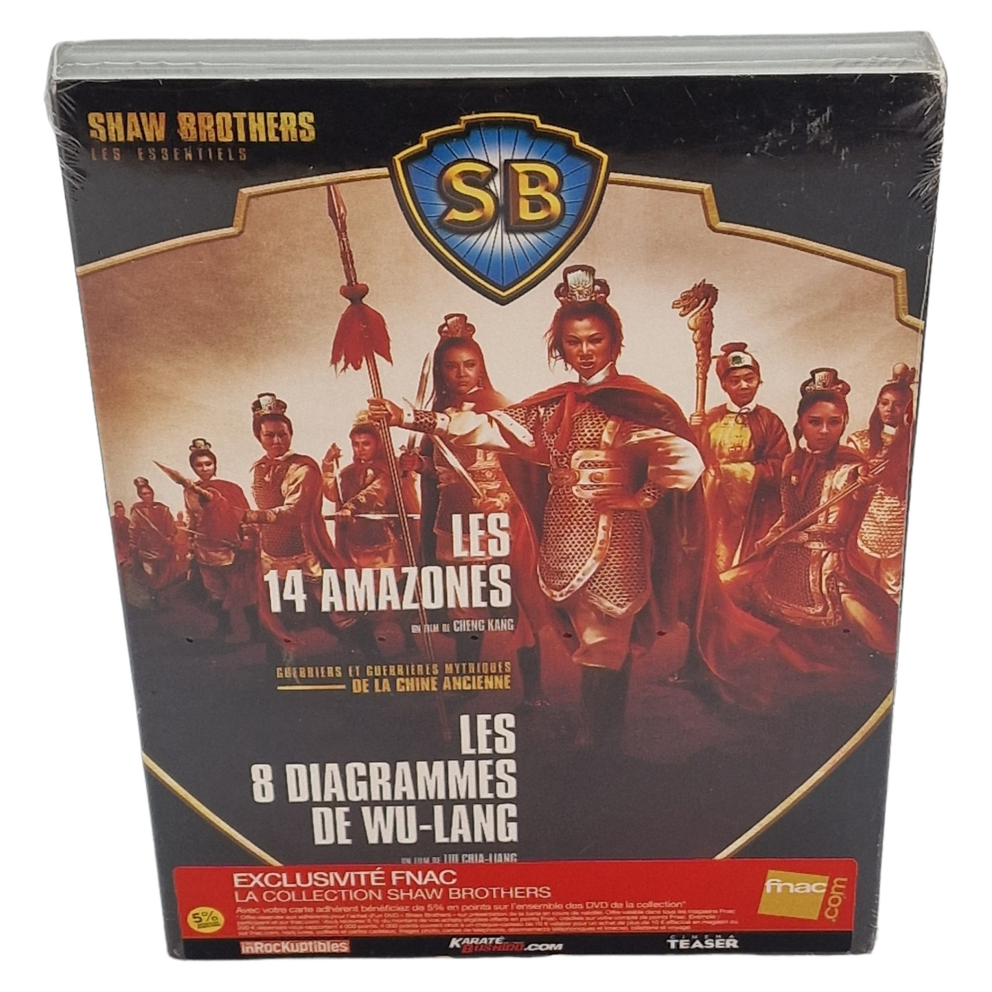 Coffret Shaw Brothers - Guerriers et guerrières mythiques de la Chine ancienne - Les 14 amazones + Les 8 diagrammes de Wu-Lang - Pack -