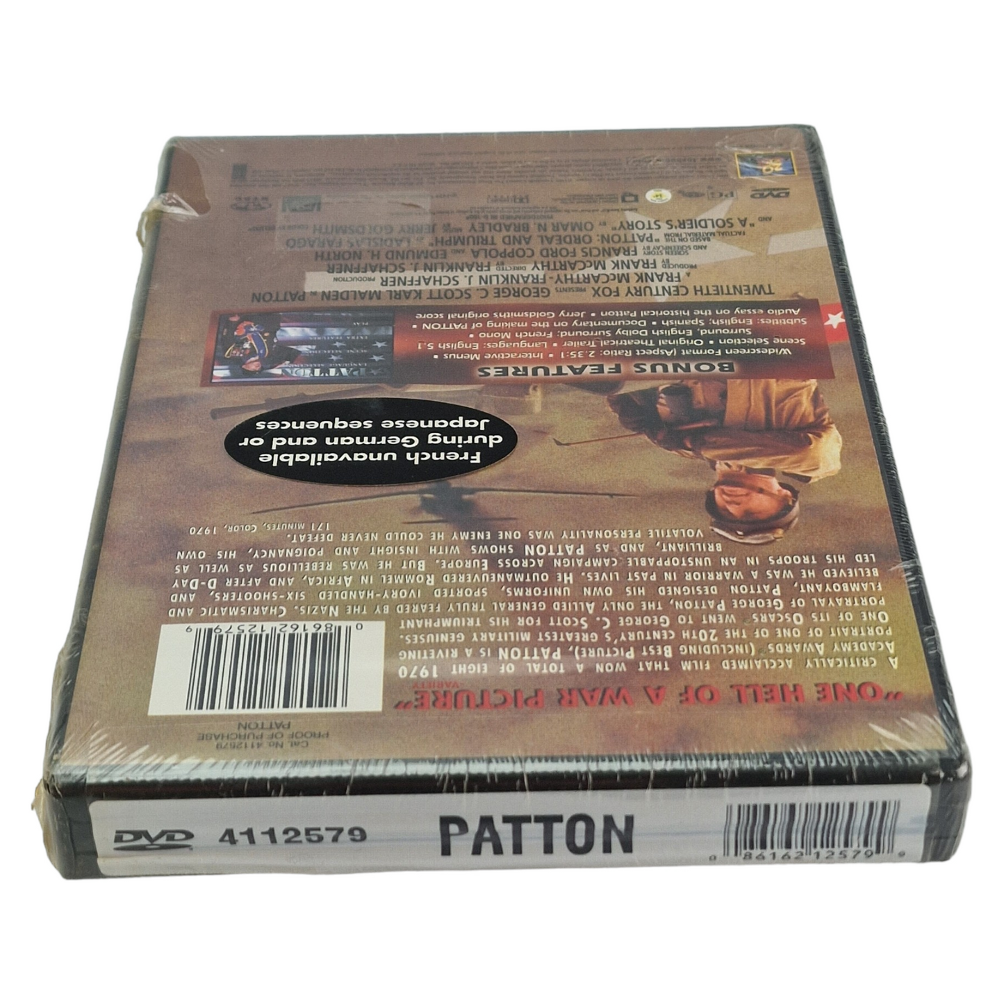 Patton DVD 2000 US Import Région 1  VF