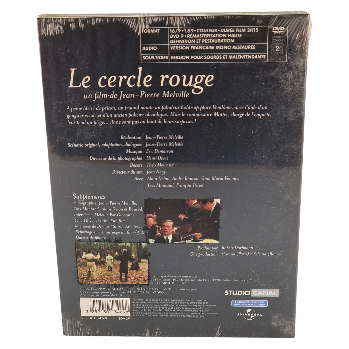 Le Cercle rouge -  jean pierre melville DVD france VF Region 2    2003