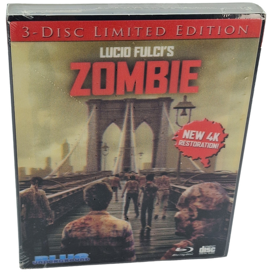 Zombie Blu-ray Zombi 2 4K remasteriser  Cover A : Bridge / Blu-ray + CD free FR