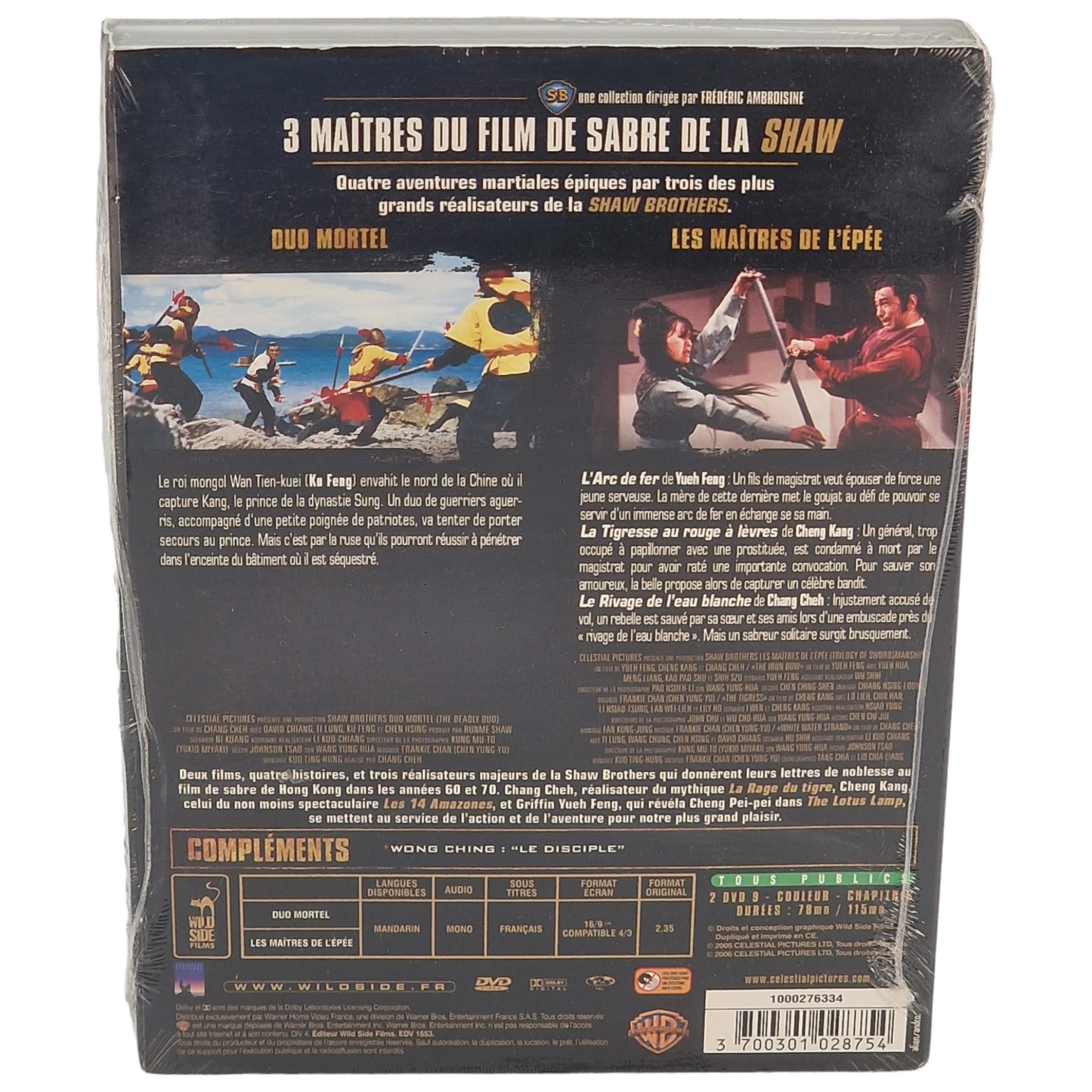 Duo mortel - Les Maîtres de l'épée - Bipack Édition de collection France Zone 2  2009