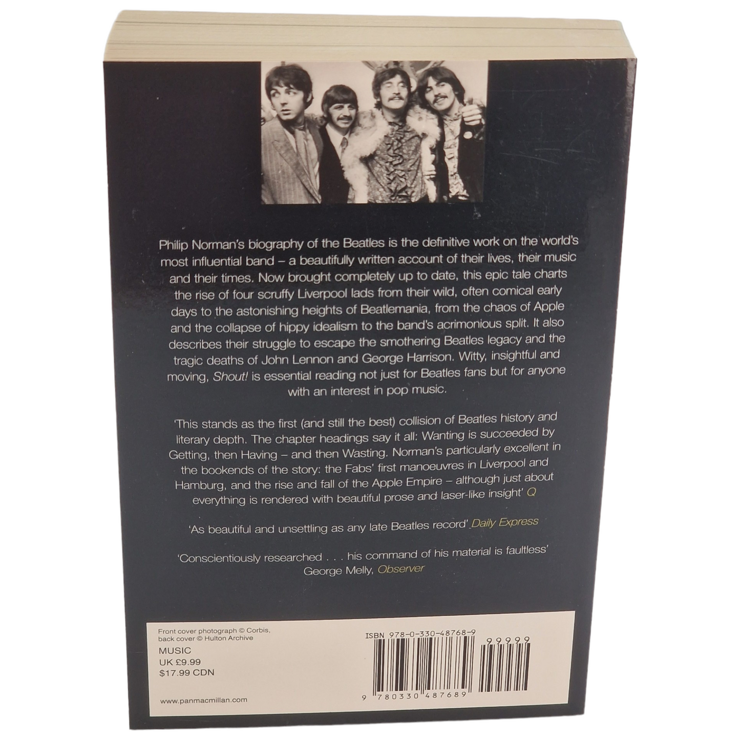 Livre Shout ! - La véritable histoire des Beatles Philip Norman "Anglais"