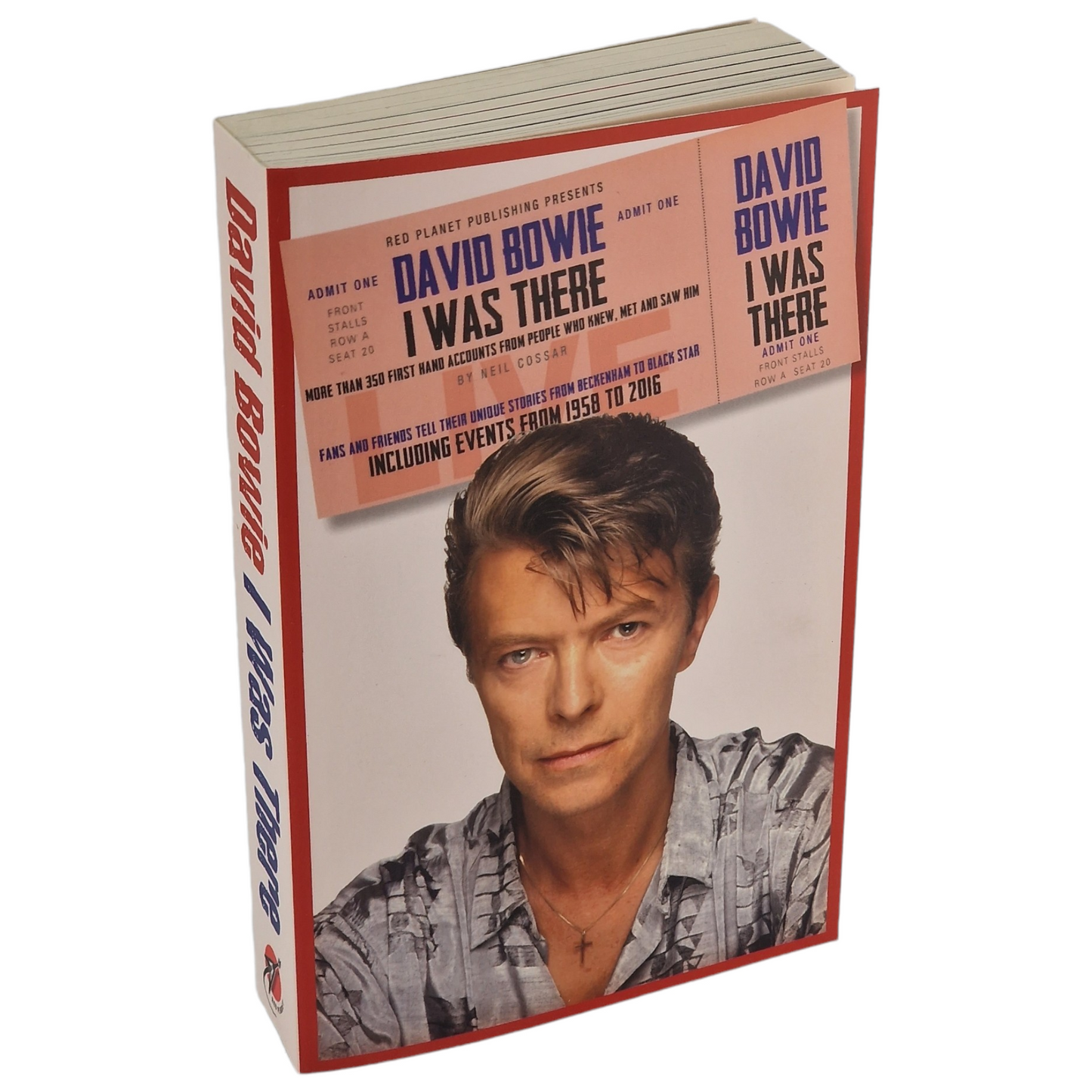 Livre David Bowie I Was There - Neil Cossar "Anglais"