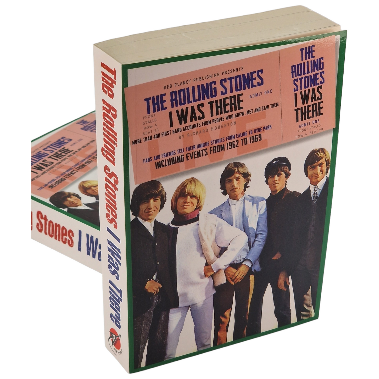 Livre Rolling Stones I Was There - Richard Houghton "Anglais"