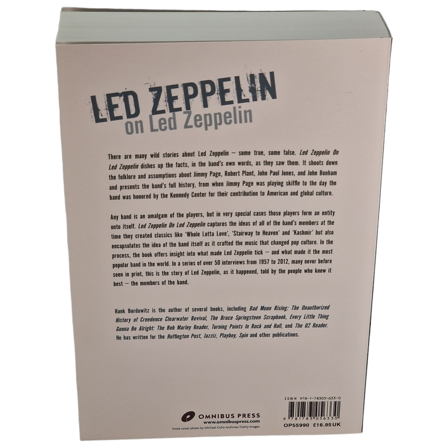 Livre Led Zeppelin on Led Zeppelin - Hank Bordowitz "Anglais"