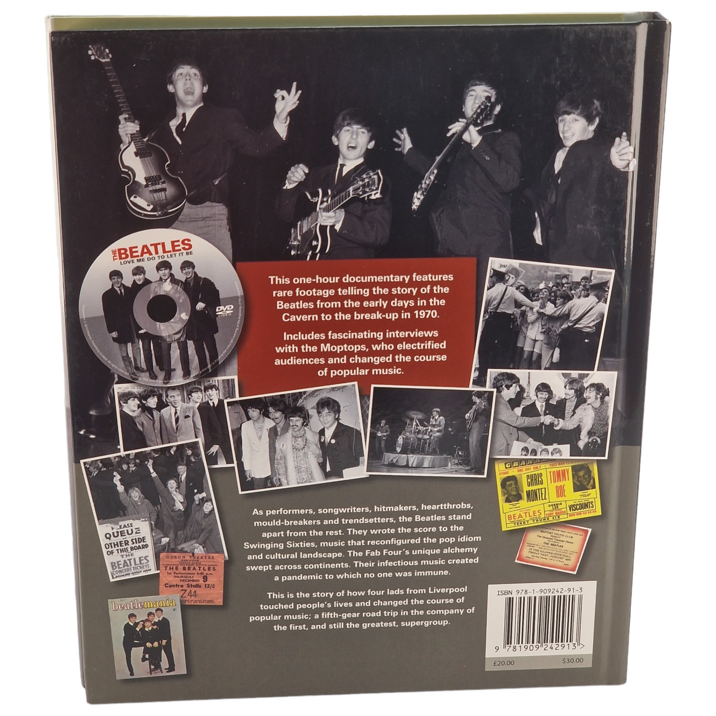 Livre Les Beatles arrivent (livre et documentaire DVD exclusif) "Anglais"