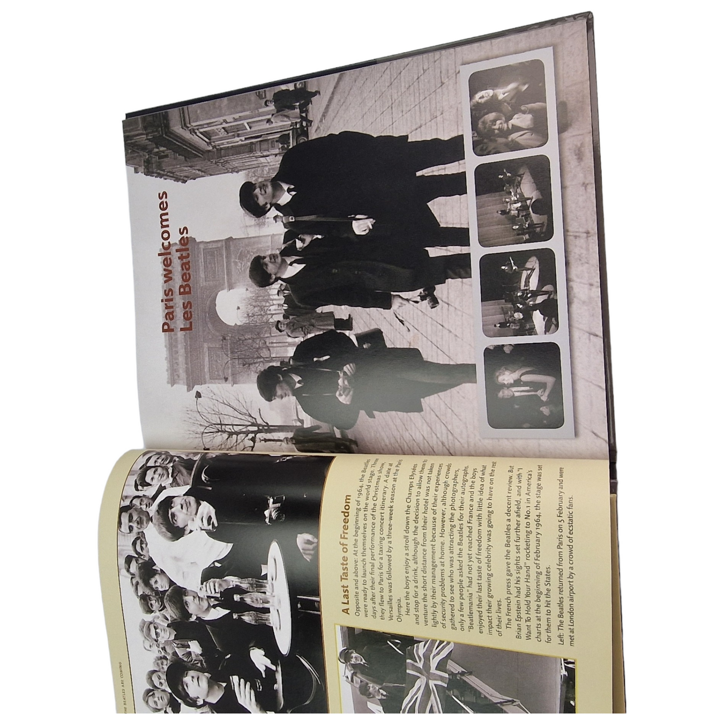 Livre Les Beatles arrivent (livre et documentaire DVD exclusif) "Anglais"