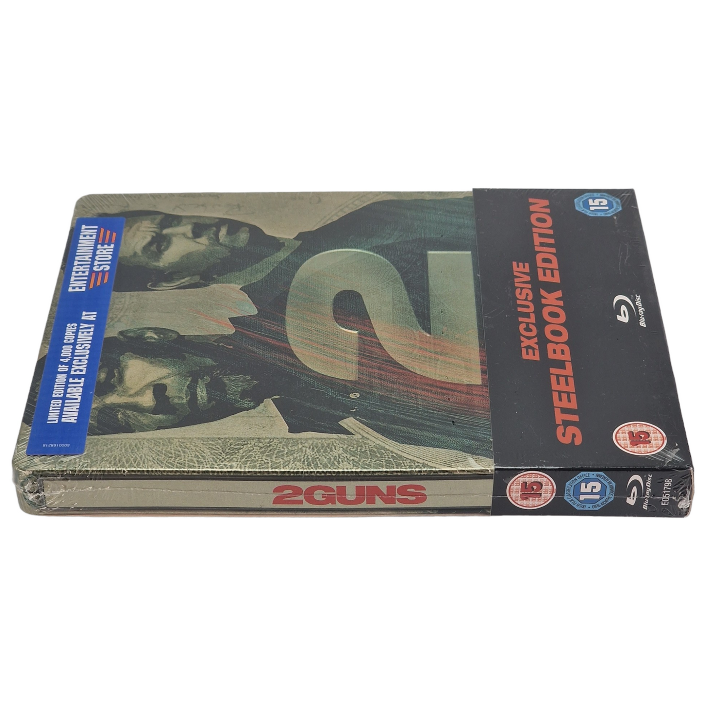 2 Guns Blu-ray Steelbook UK Édition limitée à 4000 exemplaires Zone B