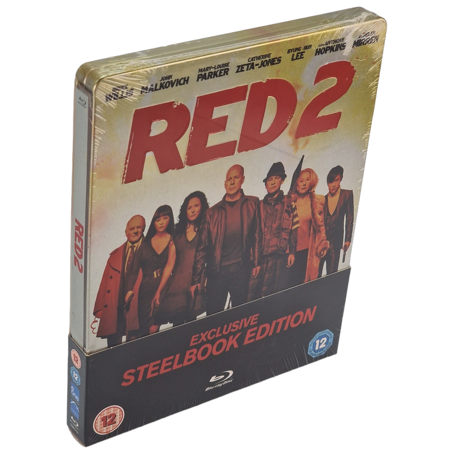 RED 2 Blu-ray Steelbook UK Édition Zone B