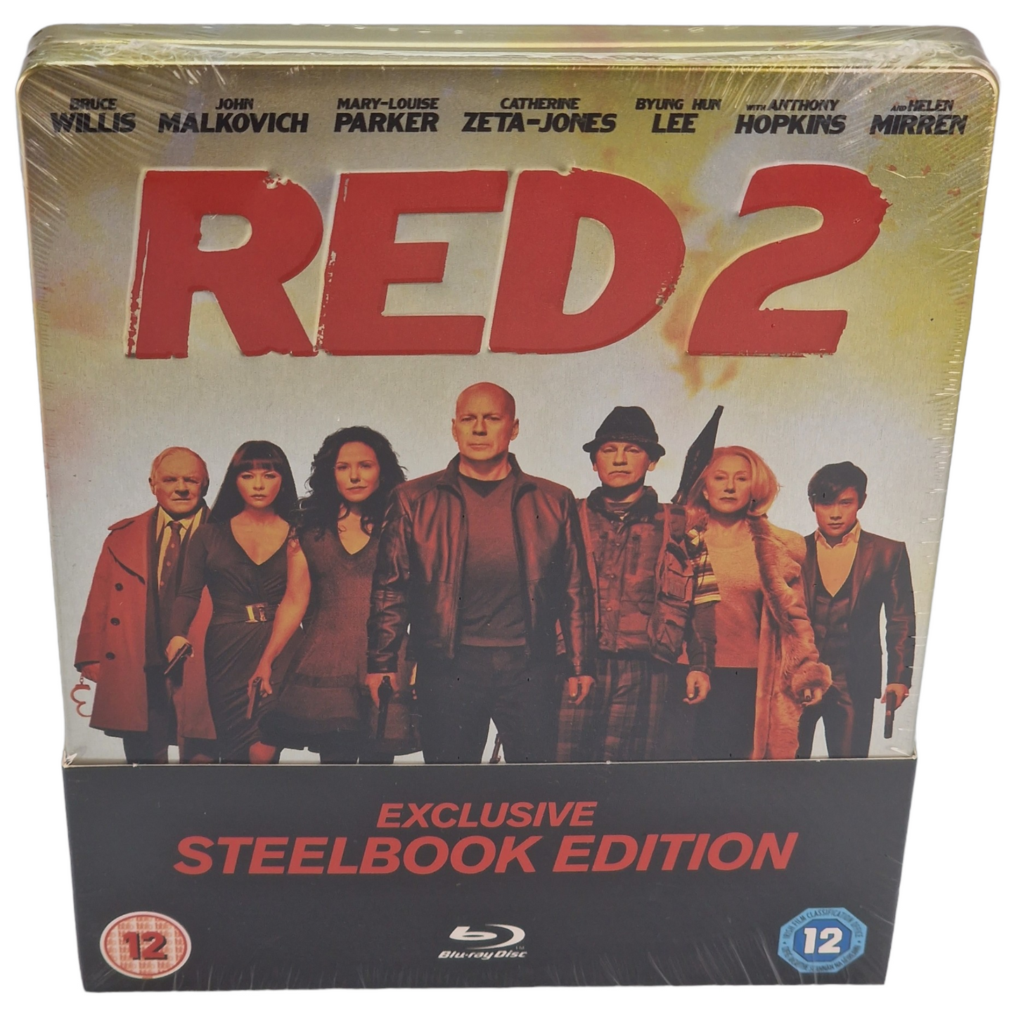 RED 2 Blu-ray Steelbook UK Édition Zone B