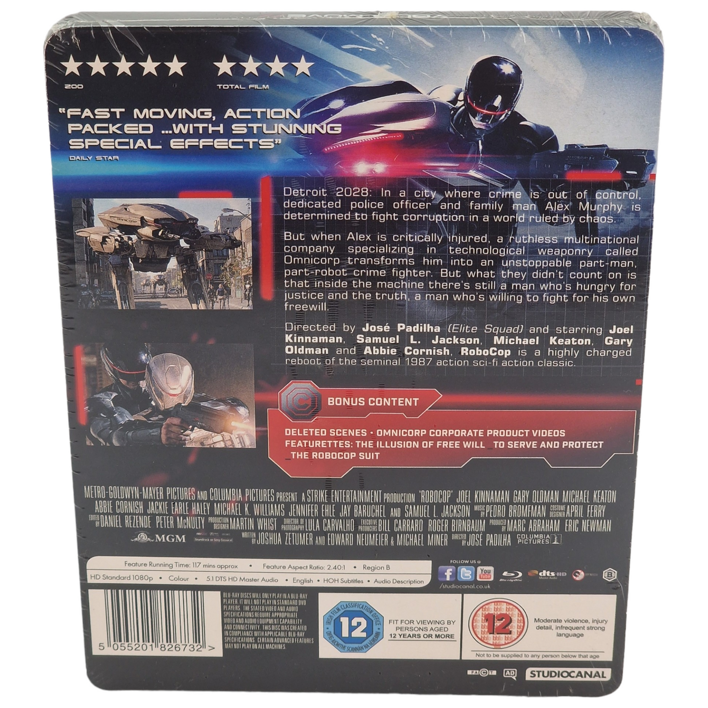 RoboCop  Blu-ray Steelbook Zavvi Edition limitée Zone B