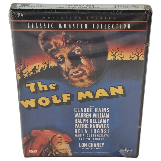 The Wolf Man DVD Classic Monster Collection US Import VO Region A 1999