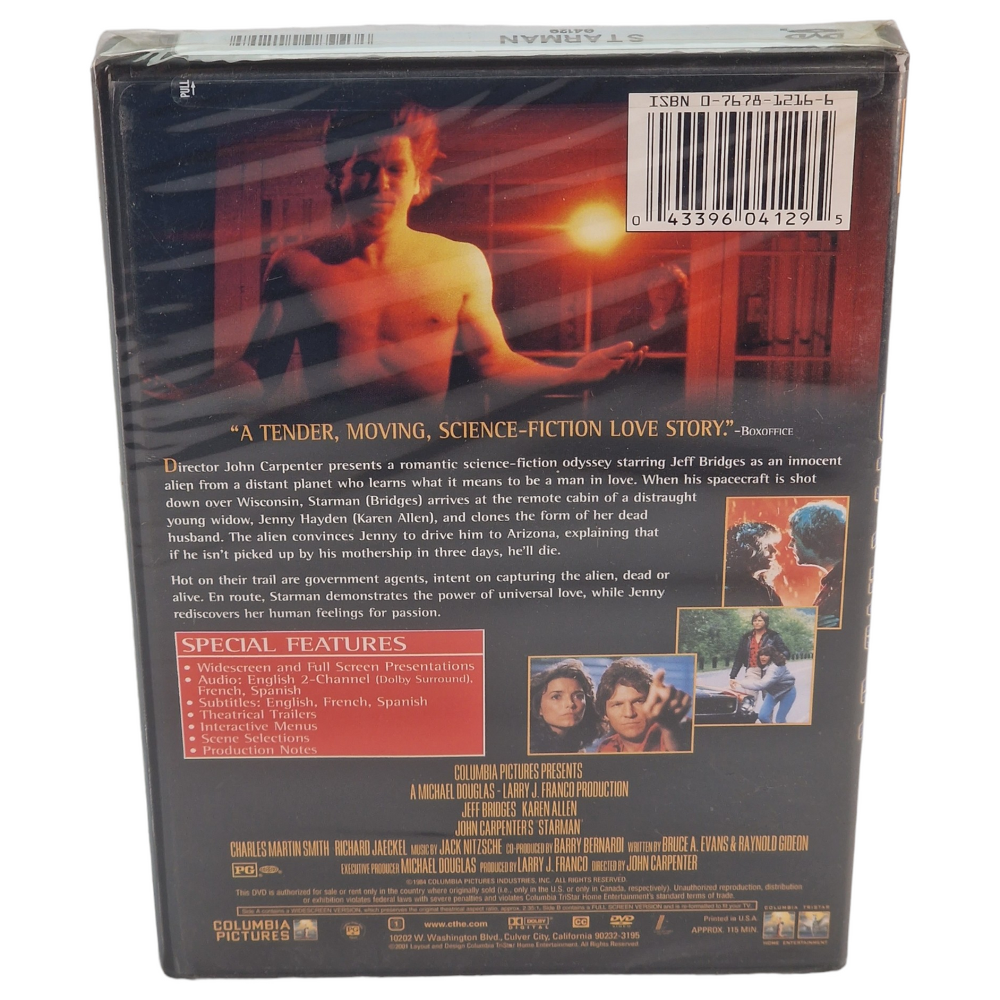 Starman DVD John Carpenter Region 1 2005  Fr  Neuf