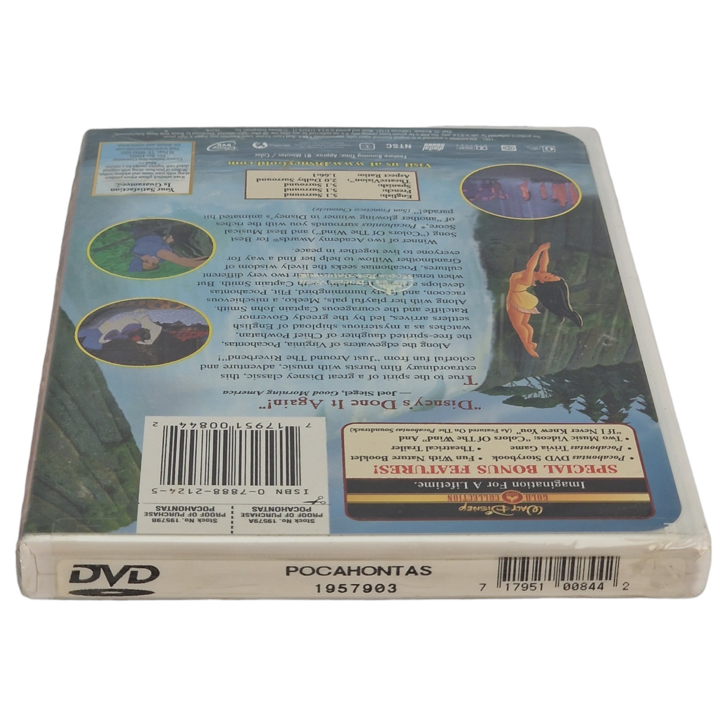 Pocahontas DVD Gold Classic Collection VF Import Canada Région 1 -  2000 Neuf