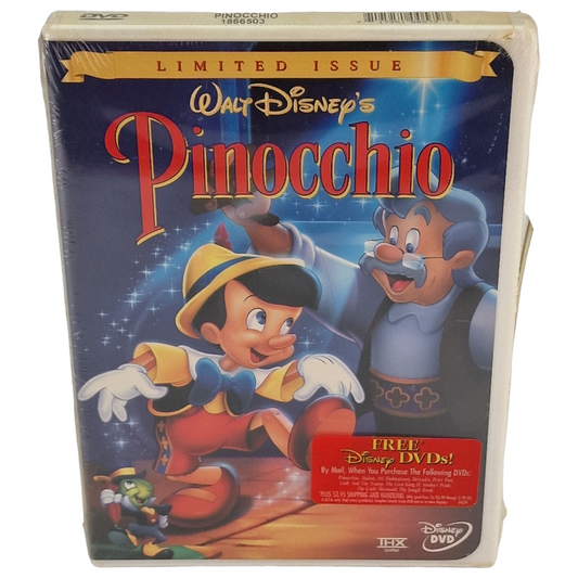 Pinocchio DVD Gold Classic Collection VF Import US Région 1 -  2000 Neuf