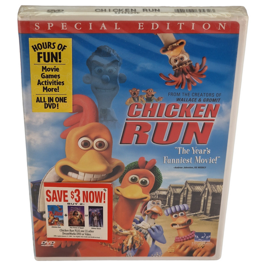 Chicken Run DVD édition limitée VF Import US Région 1 -  2000 Neuf