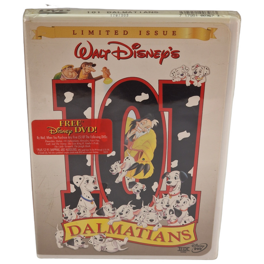 101 Dalmatians DVD édition limitée VF Import US Région 1 -  1999 Neuf