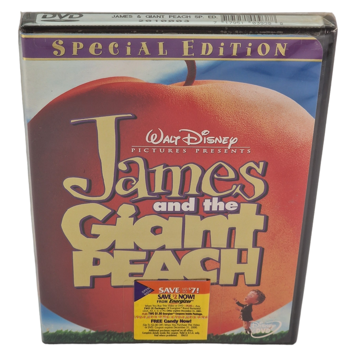 James et la Pêche géante DVD édition limitée VO/ STFR Import US Région 1 -  2004 Neuf