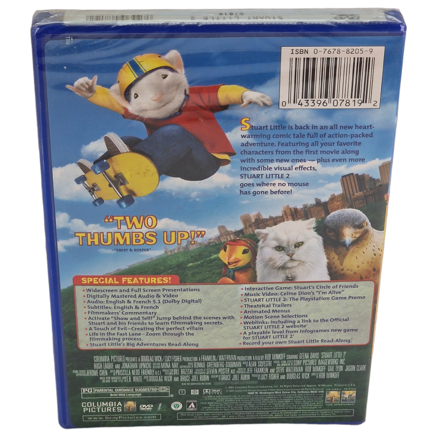 Stuart Little 2 DVD édition limitée VF Import US Région 1 -  2002 Neuf