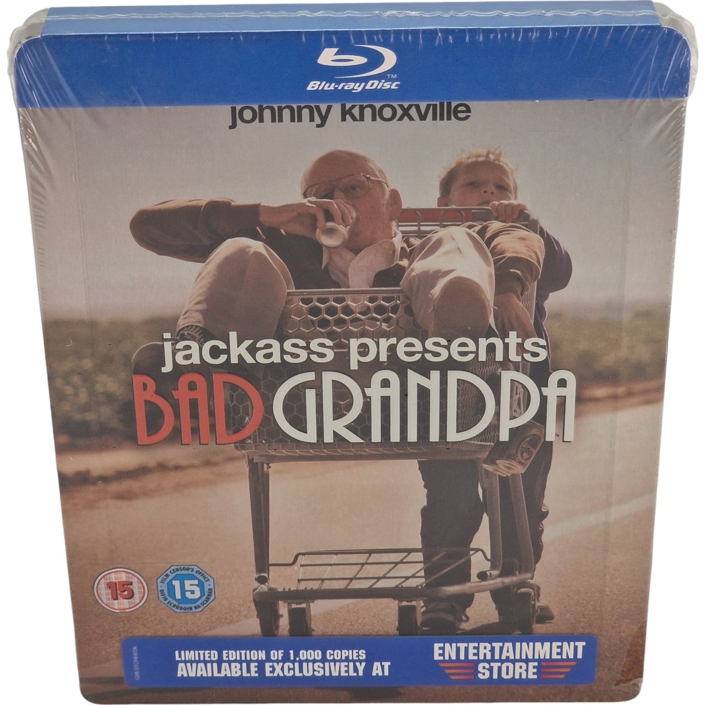 Jackass Presents: Bad Grandpa Blu-ray SteelBook Zavvi Édition limitée 1000 éx Region Free