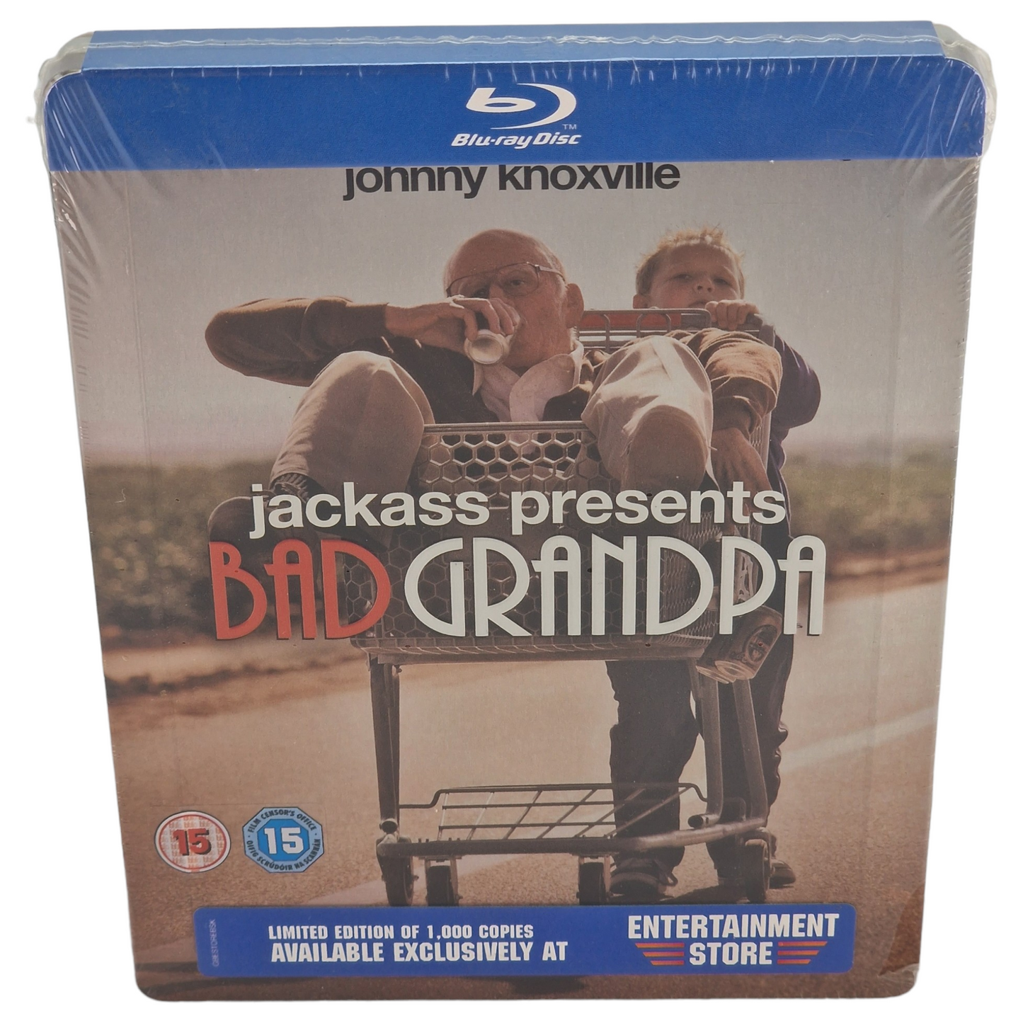 Jackass Presents: Bad Grandpa Blu-ray SteelBook Zavvi Édition limitée 1000 éx Region Free