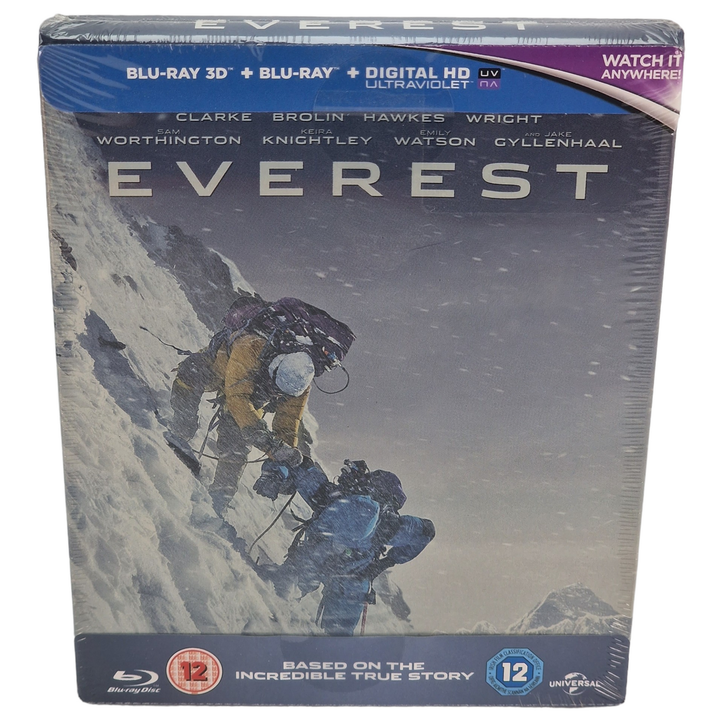 Everest 3D Blu-ray SteelBook UK 2016  Region Free___ VF