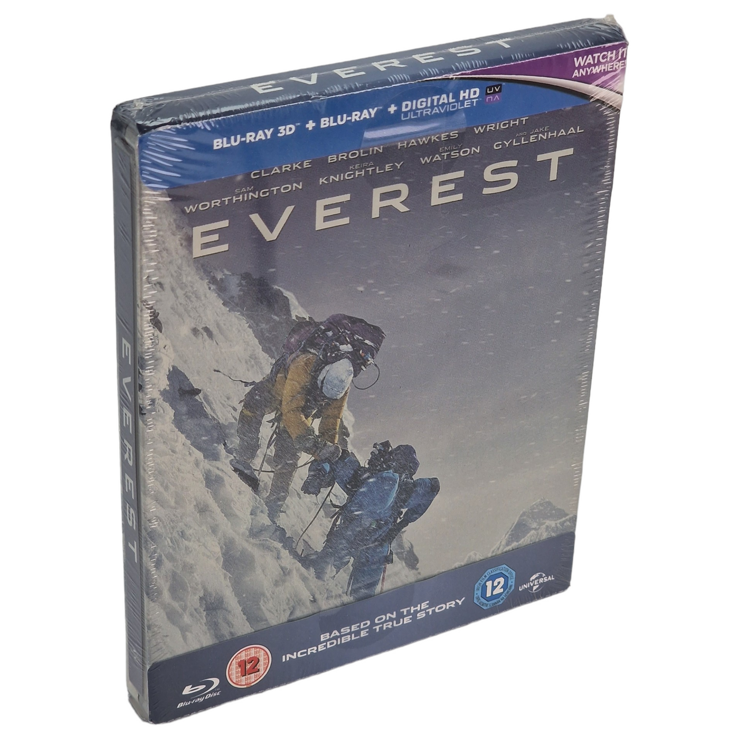 Everest 3D Blu-ray SteelBook UK 2016  Region Free___ VF