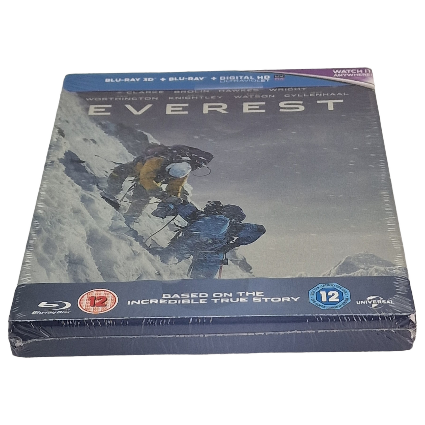 Everest 3D Blu-ray SteelBook UK 2016  Region Free___ VF