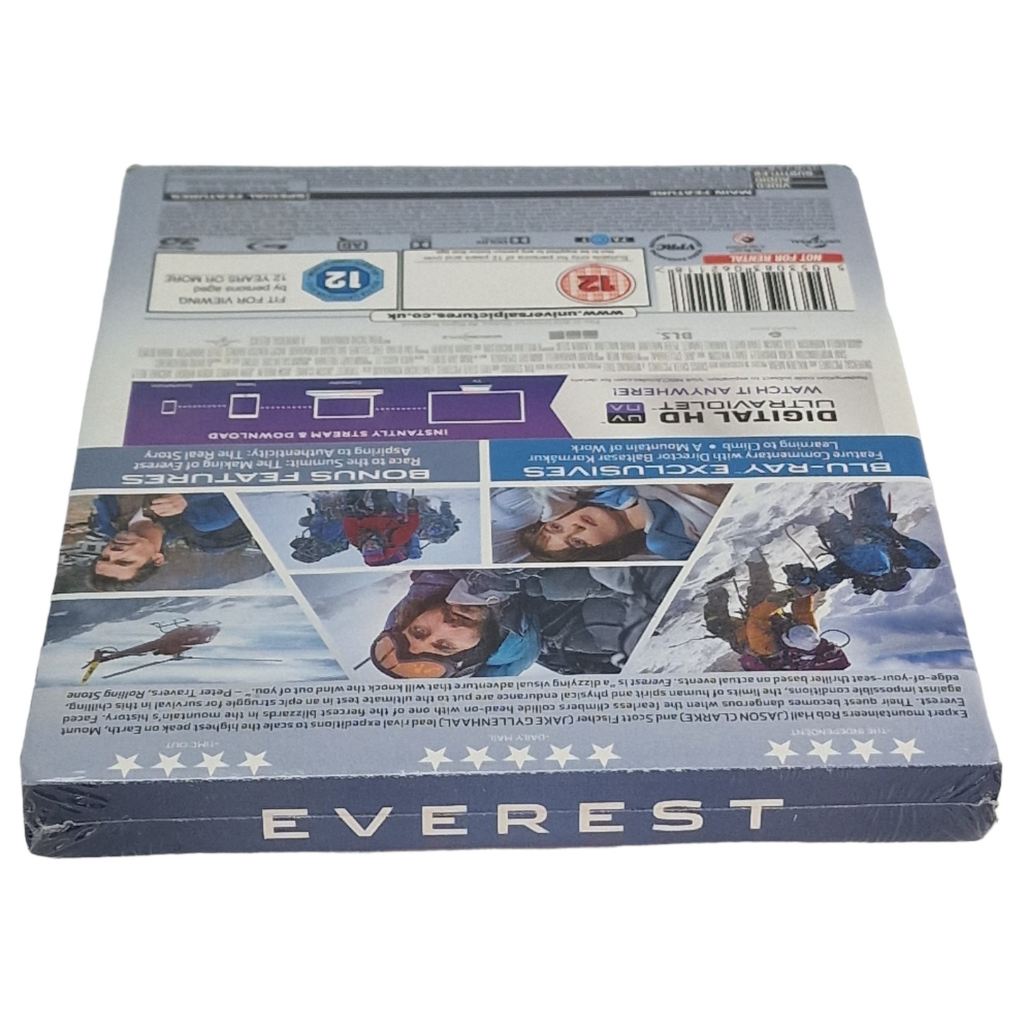 Everest 3D Blu-ray SteelBook UK 2016  Region Free___ VF