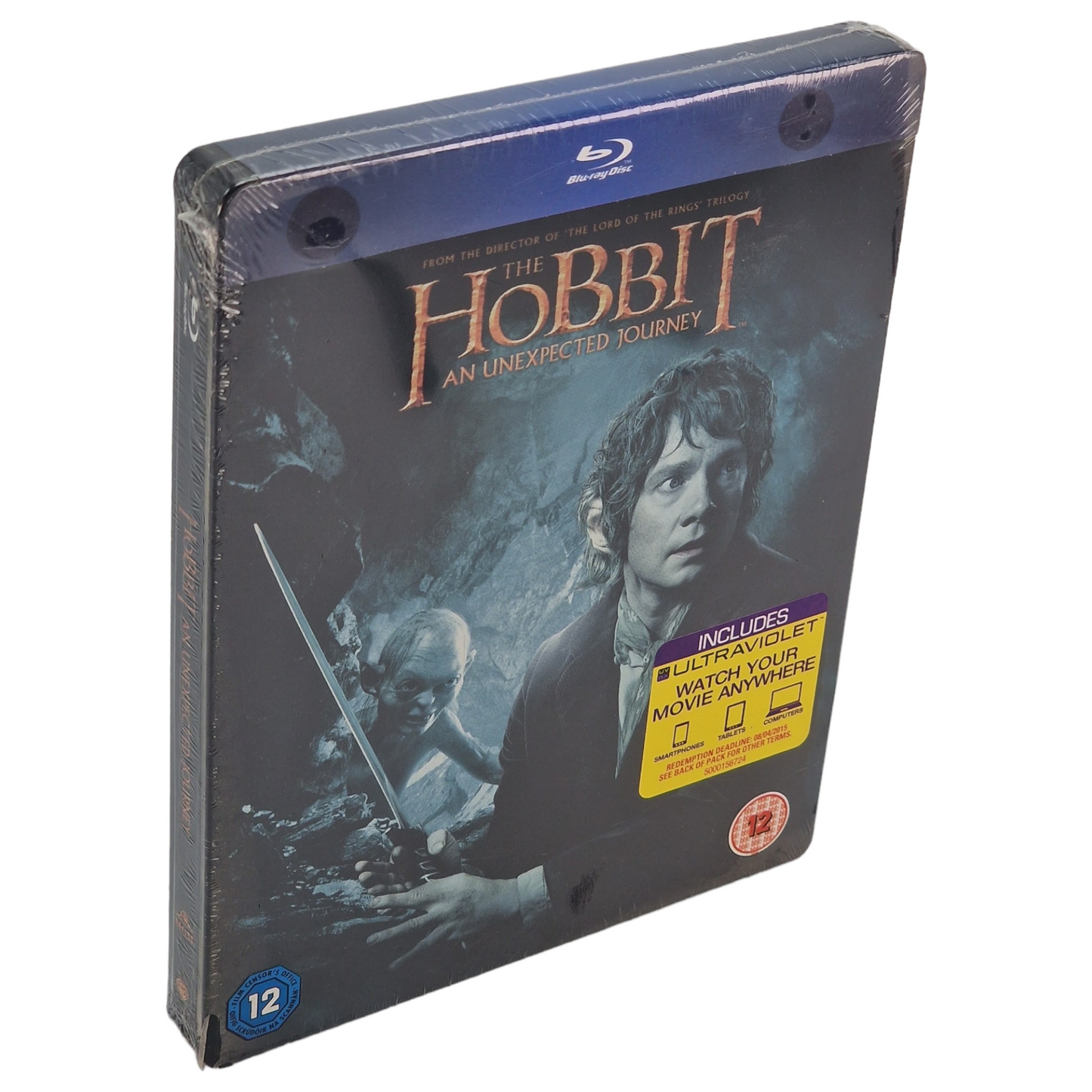 Le Hobbit : Un voyage inattendu SteelBook Blu-ray UK Region B