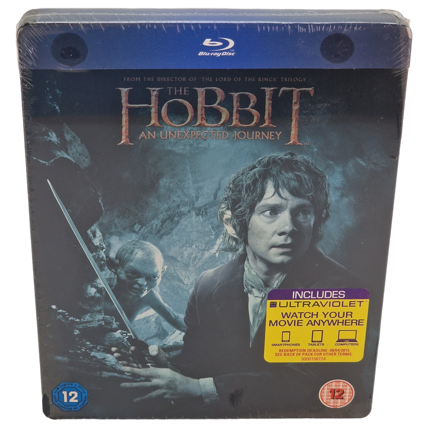 Le Hobbit : Un voyage inattendu SteelBook Blu-ray UK Region B