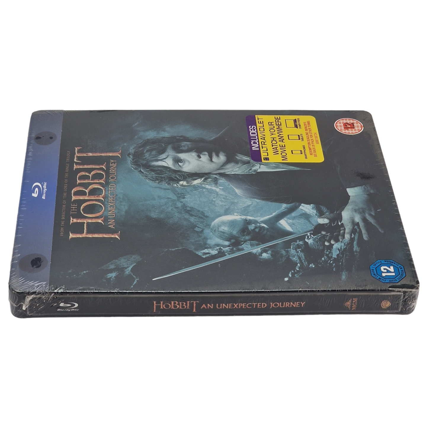 Le Hobbit : Un voyage inattendu SteelBook Blu-ray UK Region B