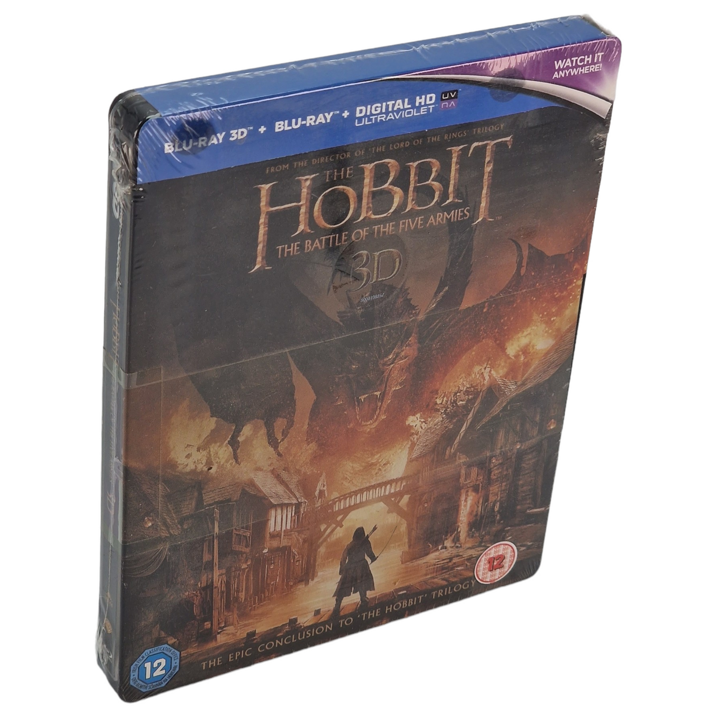 Le Hobbit : la bataille des cinq armées3D SteelBook Zavvi éxclusif Region B