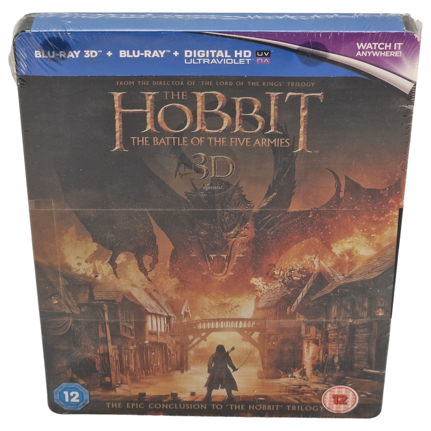 Le Hobbit : la bataille des cinq armées3D SteelBook Zavvi éxclusif Region B