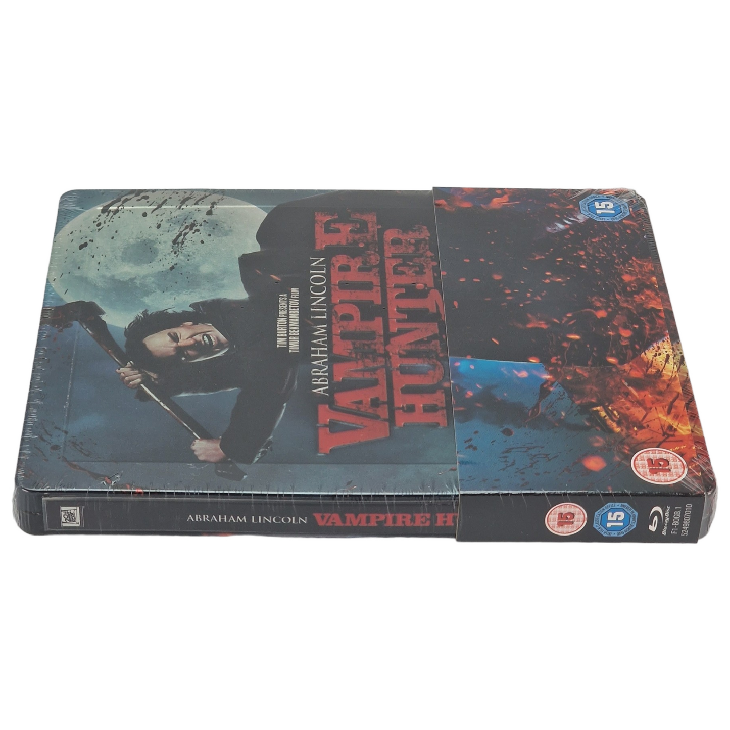 Abraham Lincoln: Vampire Hunter Steelbook  UK Import Zone Free  VF