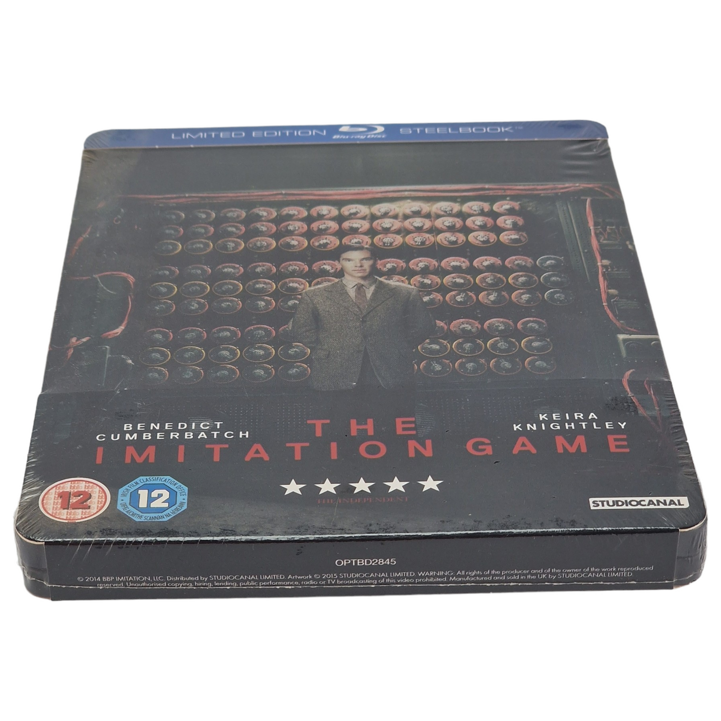 The Imitation Game Blu-ray SteelBook Zavvi 2015 Édition limitée Region B