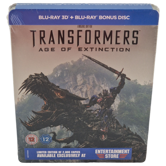 Transformers: Age of Extinction 3D Blu-ray SteelBook Zavvi 2014 limitée 2000 éx Region B__VF