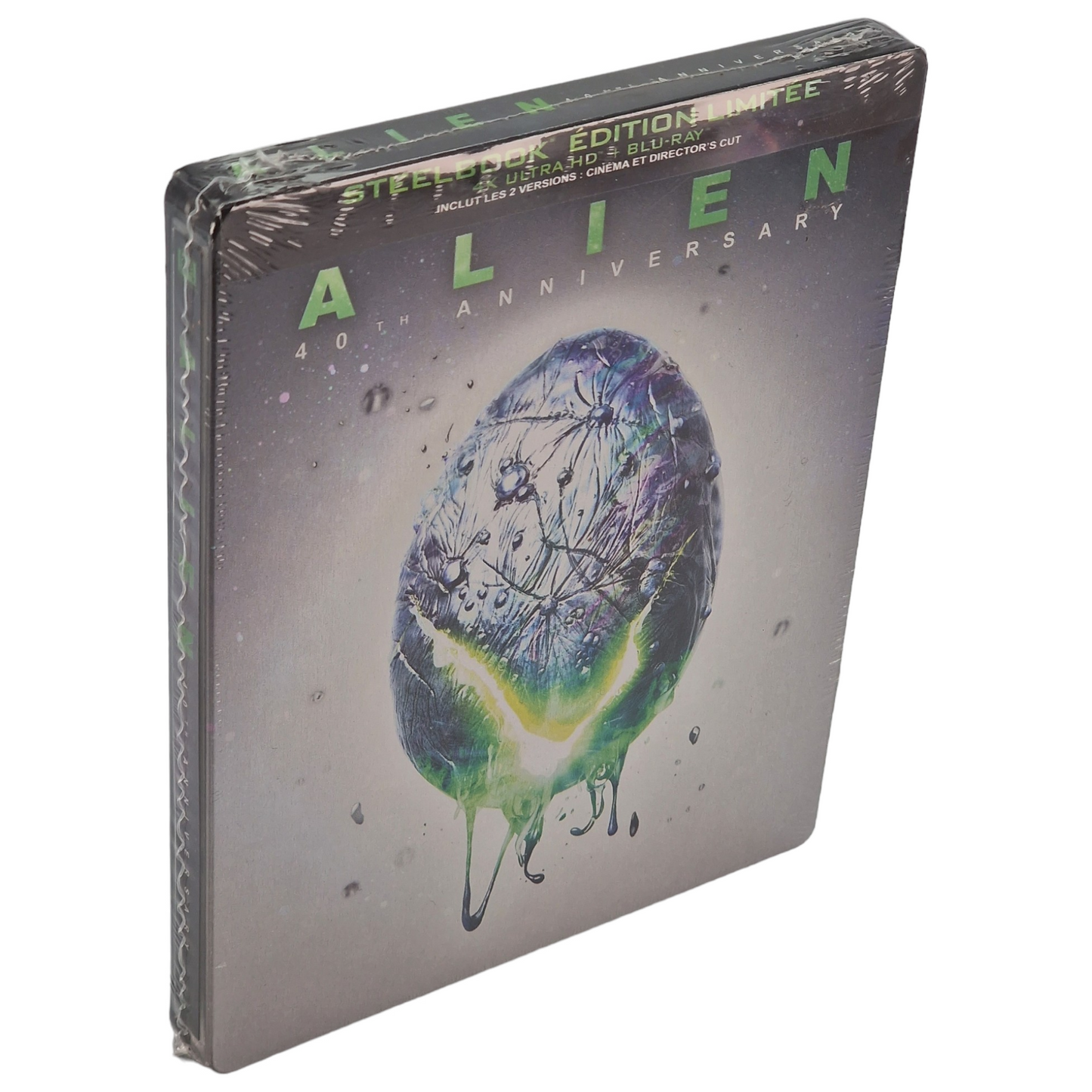 Alien 4K Blu-ray Steelbook Edition limitée Édition du 40e anniversaire Version cinéma Director's Cut VF