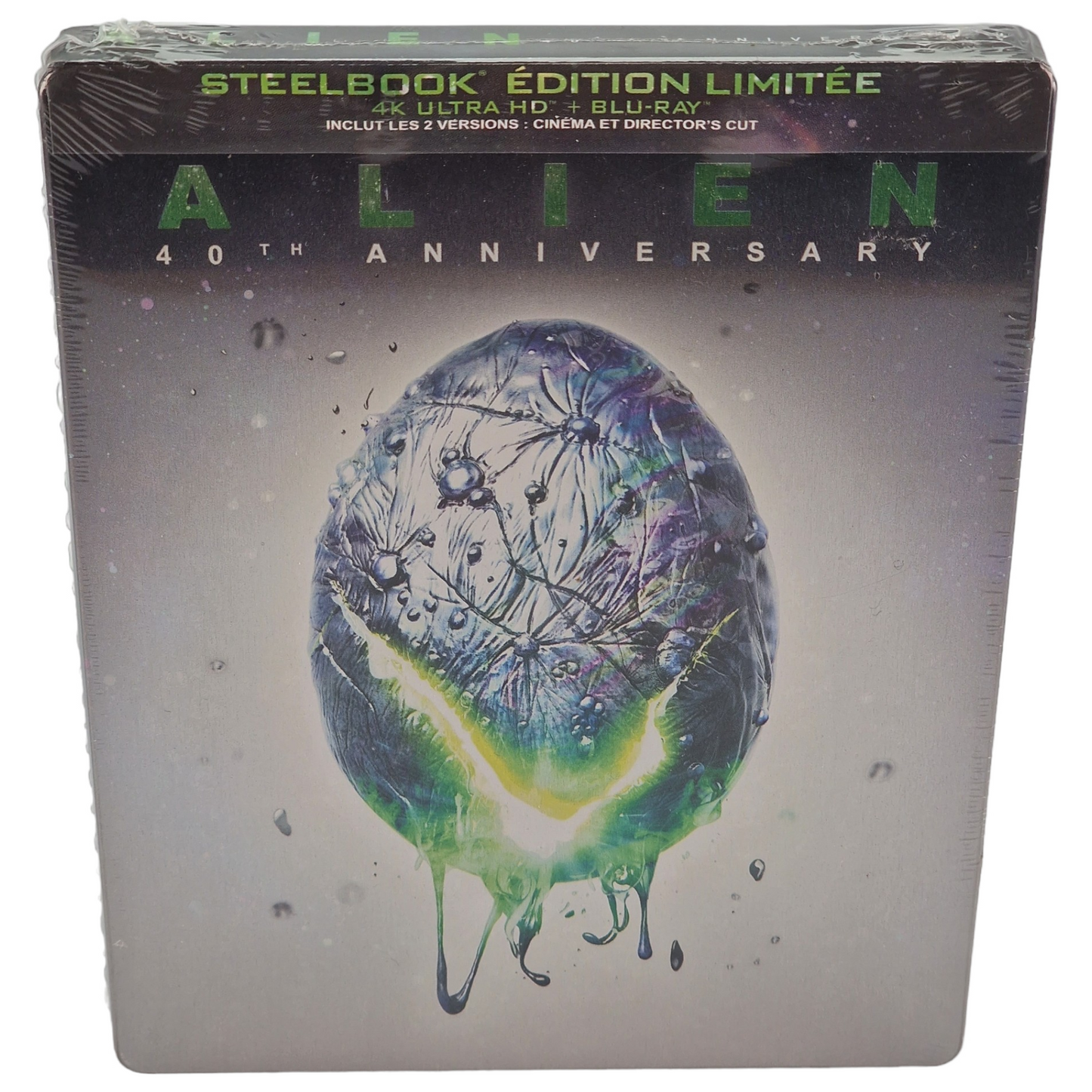 Alien 4K Blu-ray Steelbook Edition limitée Édition du 40e anniversaire Version cinéma Director's Cut VF