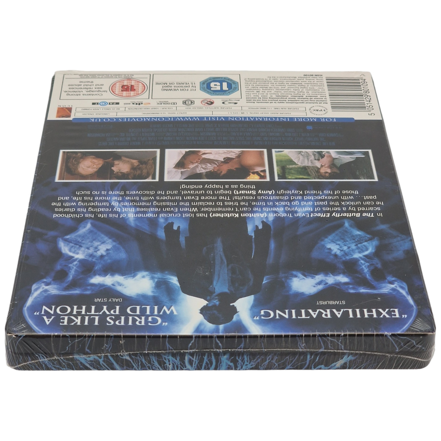 L'Effet papillon  Blu-ray Steelbook Zavvi Édition limitée à 2000 Ex. 2015 VO