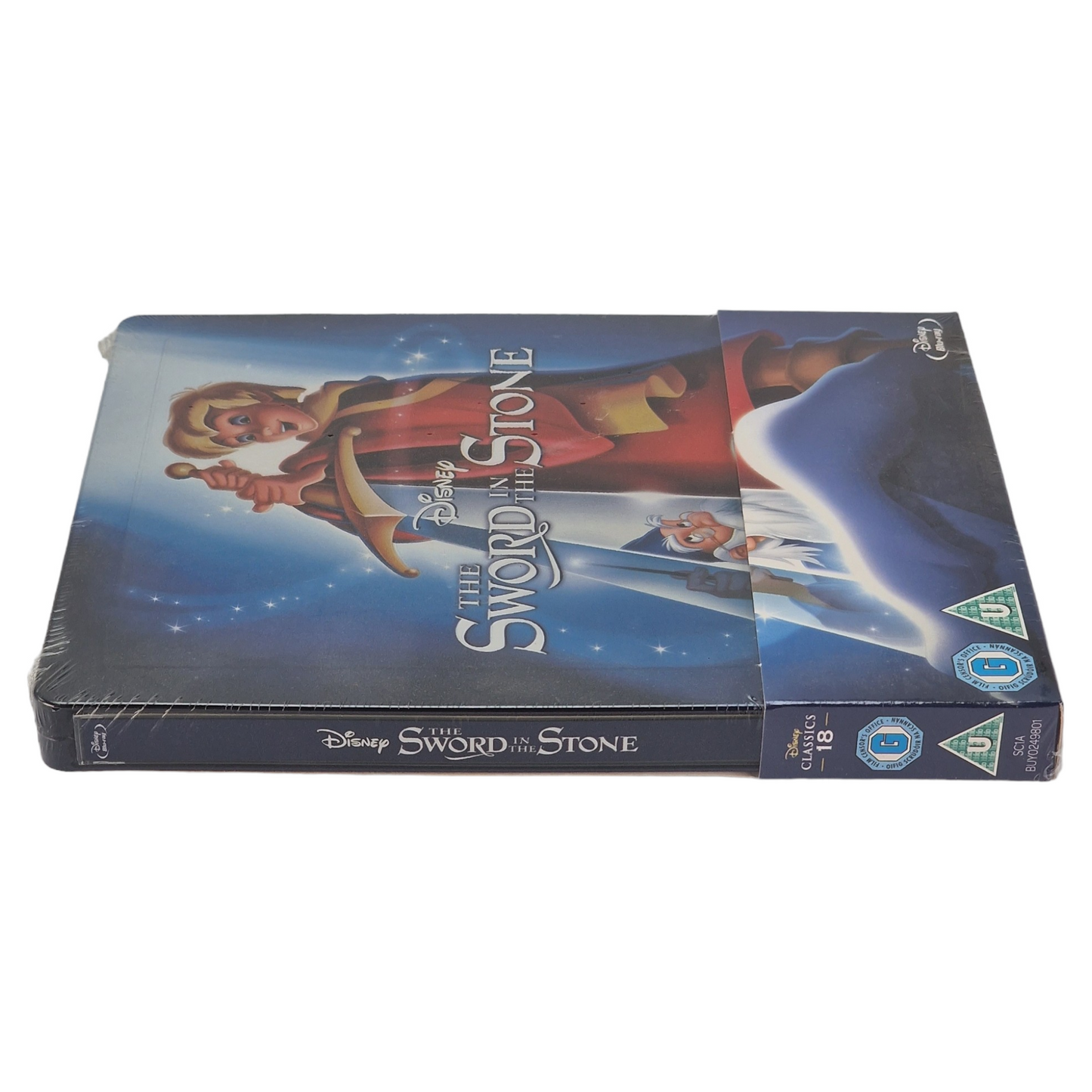 Merlin l'Enchanteur Blu-ray SteelBook Débossé Zavvi limitée Disney Collection Libre