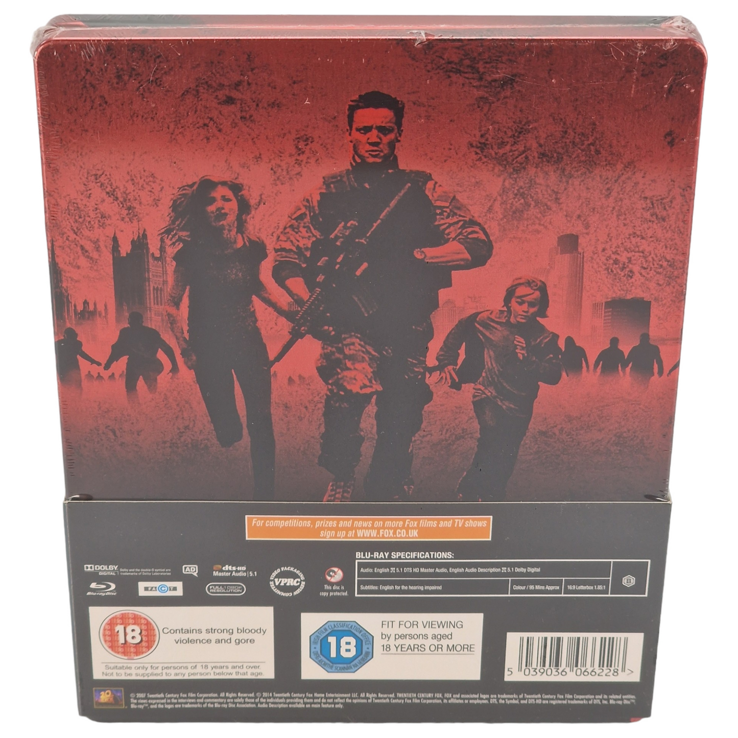 28 Semaines plus tard Blu-ray Steelbook Zavvi Edition limitée 2015 Zone B VO