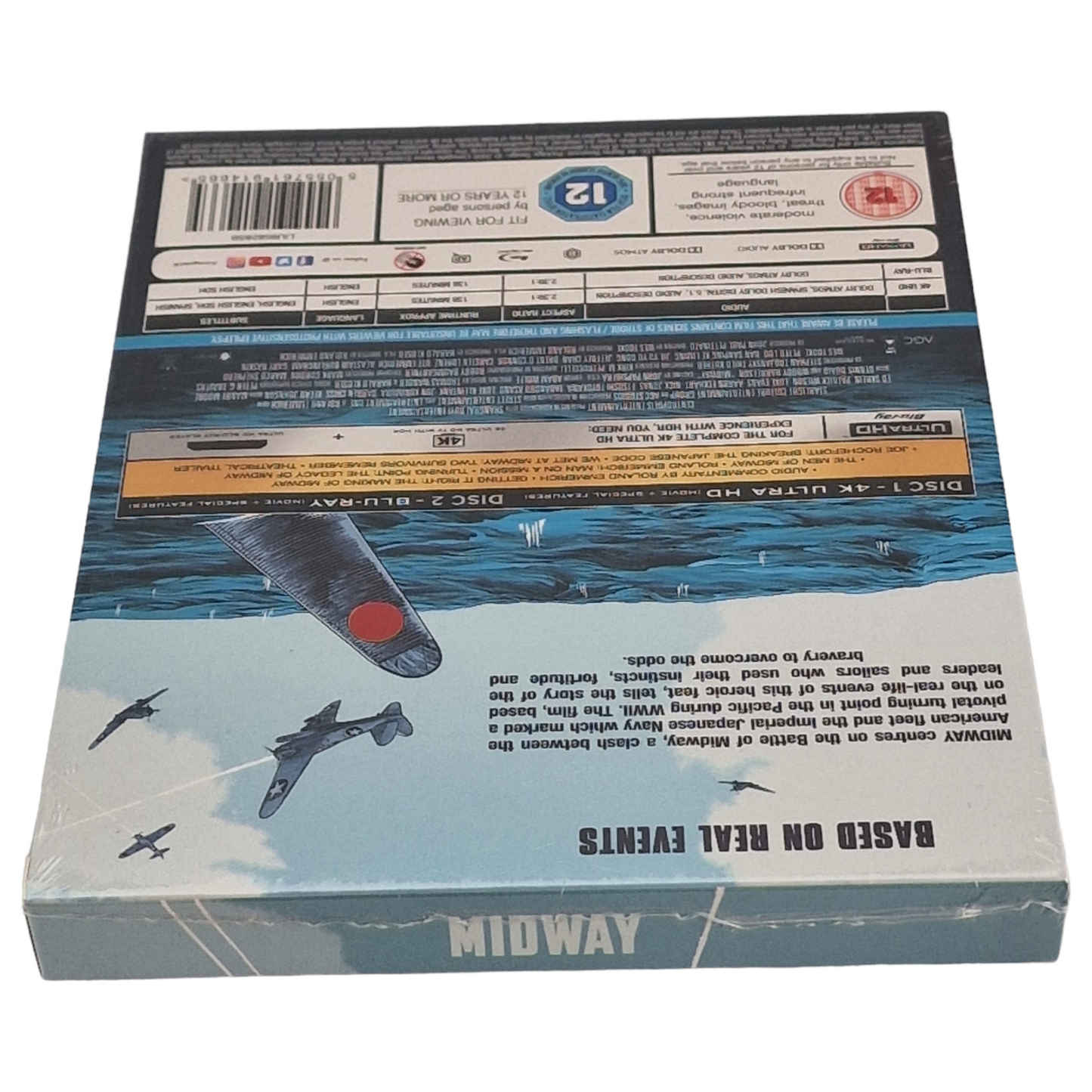 Midway 4K Blu-ray SteelBook Zavvi 2020 Region Libre