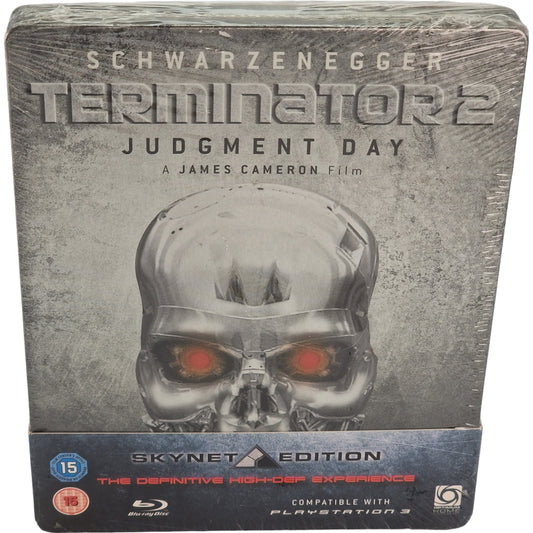 Terminator 2: Judgment Day Blu-ray SteelBook UK Import Skynet Edition 2009 Zone B VF